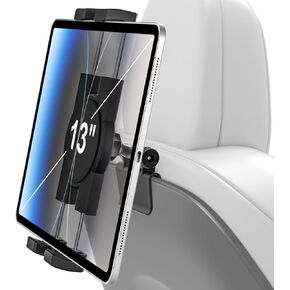 woleyi for Tesla Model Y Model 3 Model S Model X Tablet Headrest Holder - 2024 Tesla Back Seat Tablet Mount for iPad Pro 12.9, Air, Mini, iPhone, Galaxy Tabs, Z Fold, Fire HD, Switch, 4.7-13" Devices