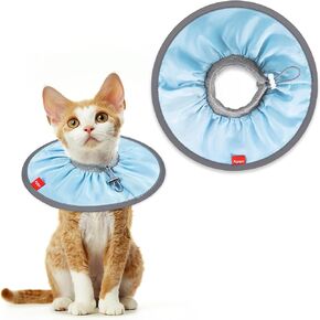 Agape Comfortable Cat Cone, Lightweight Cat Cone Collar Soft, Recovery Collar for Cats After Surgery to Stop Licking & Scratching, Protective E Collar for Small, Medium, and Large Cats for Wound Care