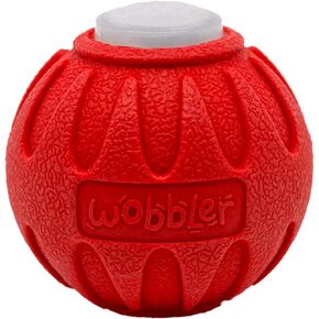 Wobbler Interactive Dog Toy - Rolls Across The Floor, Bounces, Vibrates - Active Rolling Ball and Boredom Buster for Medium to Large Dogs