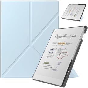 Case for Remarkable Paper Pro 11.8" (2024 Released), with Stable Folding Stand Design and Pen Pocket, fit Remarkable Paper Tablet with 11.8" Color Display,Auto Sleep/Wake,Light Blue