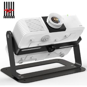Desktop Projector Mount - Projector Ceiling Mount with 360°Adjustable - Universal Stand 1/4 Screw for LED LCD Video Projectors Camera with Cable Ties