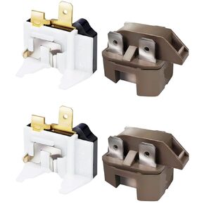 4 pcs Refrigerator/Freezer Overload & Relay Kit， Replaces 4387913 7020935 4387766 4387836 4241370
