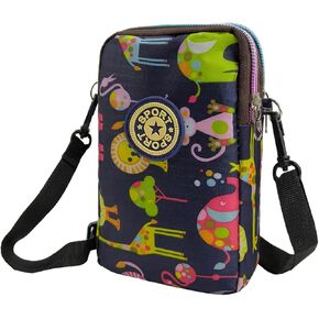 Small Cute Crossbody Shoulder Bags - Mini Wallet Purse Tote for Phone Money Keys Cosmetic Cards Women Girls Walking Travel