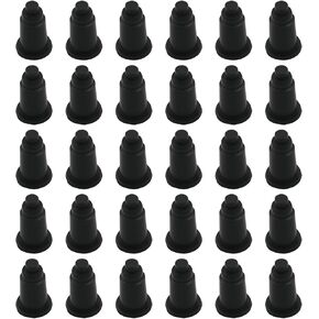ZCZQC 30PCS Black Support Stand Fish Tank Heightening Pad Feet Isolation Panel Feet Plastic Grille Partition Support Feet Aquarium Fish Tank Bottom Bracket