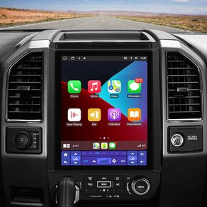 4+64G 12.1 inch Car Radio Stereo for Ford F150 2015-2021 Android 13 Wireless CarPlay Android Auto DSP Bluetooth GPS Navitation
