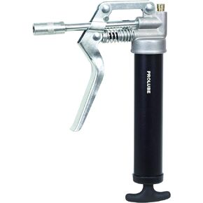 PROLUBE Standard Duty Lever Grease Gun | 6,000 PSI | 14-Ounce Capacity | 6-inch Steel Extension & Coupler (42502)