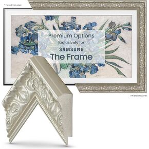 Frame My TV Deco TV Frames -Tuscan Pearl Compatible ONLY with Samsung The Frame TV and Pro (Fits 2021-2025, 75")