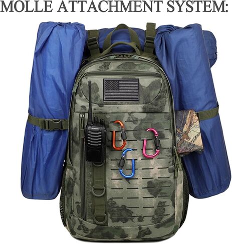 Tactical Backpack, 30L Military Daypack Molle Army 3 Day Assault (Black) in Saudi Arabia