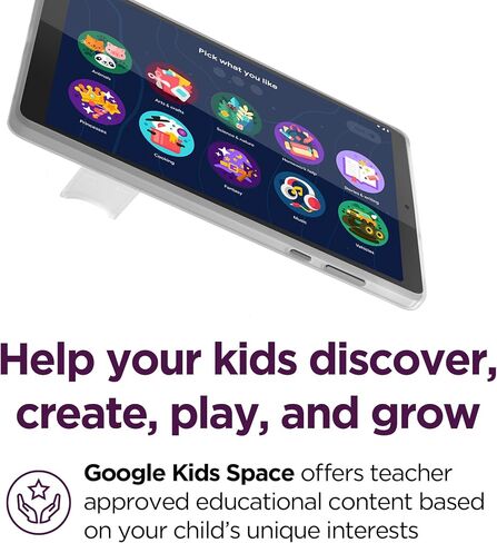 Lenovo Tab M8 Gen 4-2024 - تابلت عائلي - Google Kids Space - شاشة لمس عالية الدقة 8 بوصة - ذاكرة 2 جيجا بايت - تخزين 32 جيجا بايت - MediaTek Helio A22 - رمادي أركتيك - فوليو مع حامل in Saudi Arabia