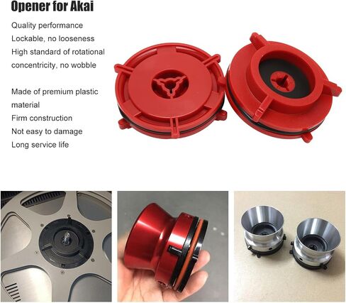Nab Hub Adapter, Professional Reel to Reel Tape Recorders Opener, Simple , Fine Craftsmanship, Compatible with B67, and More (Red) in Saudi Arabia