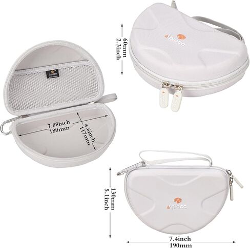 Aproca Hard Portable Storage Case, for Sony ZX Series/MDR-ZX110NC Noise Cancelling Headphones (Black) in Saudi Arabia