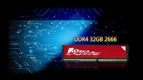 ORCA DDR4 32GB 2666MHz CL19 UDIMM 1.2V 288-Pin غير ECC غير مخزنة DIMM ذاكرة الوصول العشوائي المكتبية ترقية الذاكرة in Kuwait