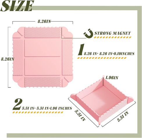 صندوق إخراج قابل للطي مع مغناطيس، حاويات طعام من السيليكون، حاويات طعام قابلة لإعادة الاستخدام للحفلات والتخييم والمشي لمسافات طويلة (عبوة واحدة) in Kuwait