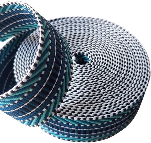 Nylon Webbing 1.5 inch Striped Webbing Polyester Webbing Heavy Duty Ribbon for Crafts Bag Handles Camera Purse Strap DIY Pet Collars Leash Backpack Belt 5 Yards 38mm (Red) in Saudi Arabia