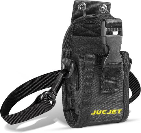 Universal Walkie Talkie Nylon Belt Case Bag with Adjustable Shoulder Strap Two Way Radio Holder Holster Case for BaoFeng 5RM UV-5R 88S F8HP UV-K5 Walkie Talkies(1 Pack) in Saudi Arabia