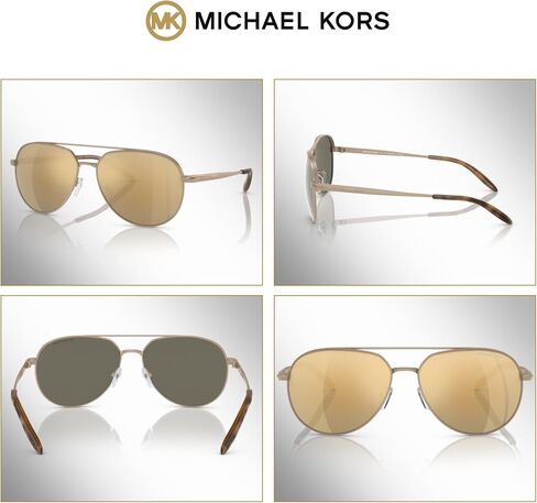 Michael Kors MK1142 Pilot Sunglasses for Men + BUNDLE With Designer iWear Complimentary Eyewear Kit in Saudi Arabia