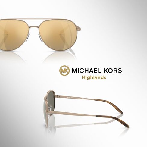 Michael Kors MK1142 Pilot Sunglasses for Men + BUNDLE With Designer iWear Complimentary Eyewear Kit in Saudi Arabia