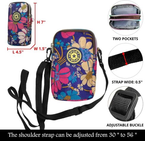 Small Cute Crossbody Shoulder Bags - Mini Wallet Purse Tote for Phone Money Keys Cosmetic Cards Women Girls Walking Travel in Saudi Arabia