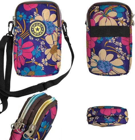 Small Cute Crossbody Shoulder Bags - Mini Wallet Purse Tote for Phone Money Keys Cosmetic Cards Women Girls Walking Travel in Saudi Arabia