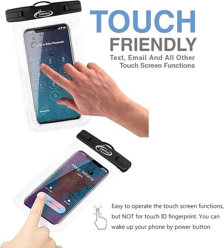 Large Universal Waterproof Case, AiRunTech Waterproof Phone Pouch Compatible with iPhone 14 Pro Max/13/12/11/XR/X/SE//8/7, Galaxy S22/S21, Note 20 Pixel/OnePlus Underwater Phone Protector Vacation in Saudi Arabia