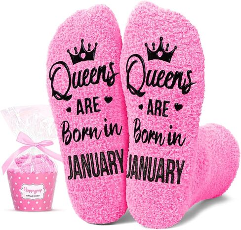 HAPPYPOP Birthday Gifts Ideas Socks for Women - August September October Birthday Presents in Saudi Arabia