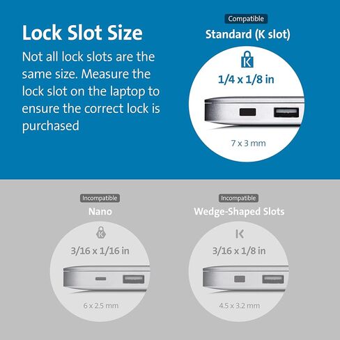 Kensington Combination Ultra Cable Lock for Laptops and Other Devices (K64675US),Silver in Saudi Arabia
