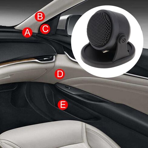 مكبرات صوت للسيارة، 2 قطعة 20 وات مكبر صوت للسيارة مكبر صوت عالمي عالي الكفاءة مكبر صوت للسيارة لنظام الصوت في السيارة in Kuwait