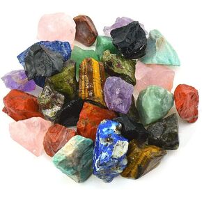 Jade Stone - 1/2lb Healing Crystals, Gemstones, Green Jade Crystal, Reiki Supplies, Spiritual Gifts, Raw Crystals, Jade Chakra Stone, Green Crystal, Rough Rocks for Tumbling, Crystals for Crafts