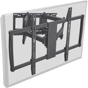 Monoprice Full-Motion Articulating TV Wall Mount - TVs 60in to 100in, Up to 176lbs, VESA 900x600, No Logo - Commercial Series