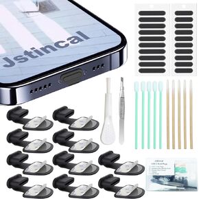 USB C Dust Plug, Anti-Lost USB C Plug Cover New Type C Port Plug for 15 16 Pro Max... iPad Air Pro Mini, Cell Phone Charging Port(10pcs ﻿