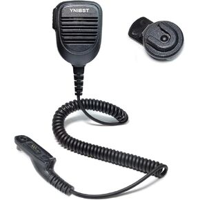 Heavy-Duty Remote Speaker Microphone,Handheld Walkie Talkie MIC with Swivel Belt Clip MIC Hanger,for Motorola APX6000 APX7000 APX8000 XPR 3500e XPR 7550e
