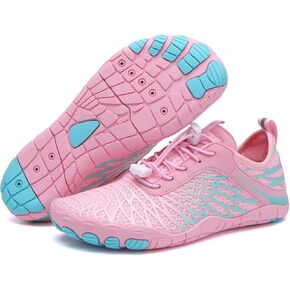 Hike Footwear Barefoot Shoes for Womens Mens, Pro Barefoot Shoes with Wide Toe Box & Non-Slip,Waterproof,Breathable Barefoot Water Shoes Beach Pool Aqua Swim Surf Hiking Walking Shoes (Unisex)
