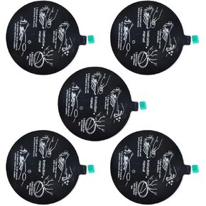 UAYESOK Suction Cup Mounting Disk Dashboard Windshield Adhesive Pad for Car Phone Holder Handheld Radio Mount, 78mm Mounting Base Disc for Dash Camera, GPS, Tablet (5 Packs)