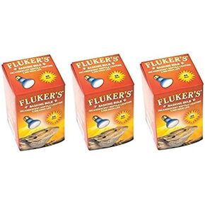 (3 Pack) Fluker's Basking Spotlight Bulbs for Reptiles - 60 Watt