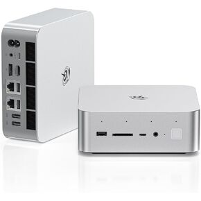 Beelink GTi12 Ultra Mini PC, Intel Core i9-12900H (14C/20T, up to 5.0GHz), 32GB DDR5 RAM 1TB PCle4.0 SSD, Mini Desktop Computer Support 4K@144Hz/AI Chip/Voice Interaction/Speaker/Fingerprint Sensor