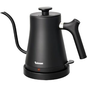 Electric Gooseneck Kettle, 304 Stainless Steel Coffee Kettle, Electric Tea Kettle, Auto Shutoff, Anti-dry Protection, Pour-over Coffee & Tea, 1.0L-1200W Ultra Fast Boiling Hot Water Kettle