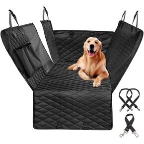 Dog Car Seat Cover for Back Seat - 600D Waterproof Pet Car Seat Cover - Dog Hammock for Car with Side Flaps - Car Seat Covers for Dogs - Dog Seat Covers for Trucks, Car, SUV