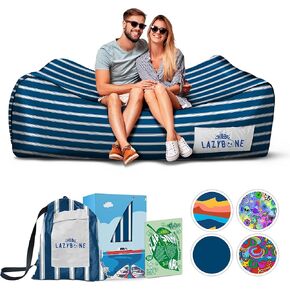 Chillbo Inflatable Couch – Cool Inflatable Chair. Upgrade Your Camping Accessories. Easy Setup is Perfect for Hiking Gear, Beach Chair and Music Festivals.