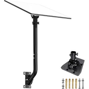 Adjustable Starlink Gen 3 Mount, Starlink Pole Mount, 24 Inch Starlink Roof Mounting Kit Gen 3 with Rotatable 160 Degree Tilt Starlink Gen 3 Pipe Adapter for Starlink Gen 3(V3) Dish
