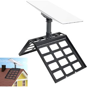 Starlink Roof Mount Kit for Starlink Internet Kit Satellite,Adjustable Starlink Gen 3 Roof Ridge Mount, Starlink Mounting Kit Gen 3 with 0-30° Adjustable Starlink Gen 3 Pipe Adapter,