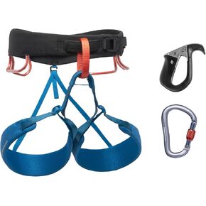 BLACK DIAMOND Mens Momentum Harness - Pilot Package - Complete Rock Climbing Package