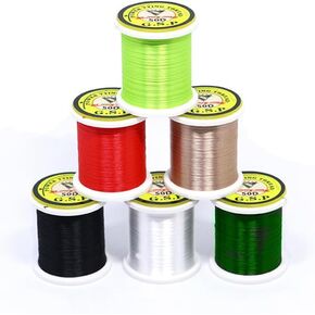 Fly Tying Thread 6 Colors 50D GSP High Tensile 12/0 Tying Thread Fly Tying Materials