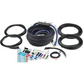 Scosche EFX Rogue RPAK4PS16 True 4 GA OFC High Current Amp Wiring Kit - 16' Marine/Powersports Amplifier and Subwoofer Installation Kit Oxygen Free Copper Cables, Remote Wire and in-Line Fuse Holder