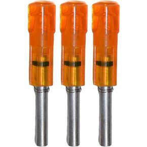 Lumenok Excalibur Firebolt Flat Bolt End (3-Pack), HD Orange