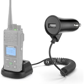 SAMCOM Radios FPCN30A USB Car Charger Fast Charge Travel Cigarette Lighter Chargers Cable DC Adapter for 30A Walkie Talkies Battery Charger