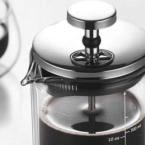 Double Walled French Coffee Maker Heat Resistant Borosilicate Glass Coffee Pot in Kuwait