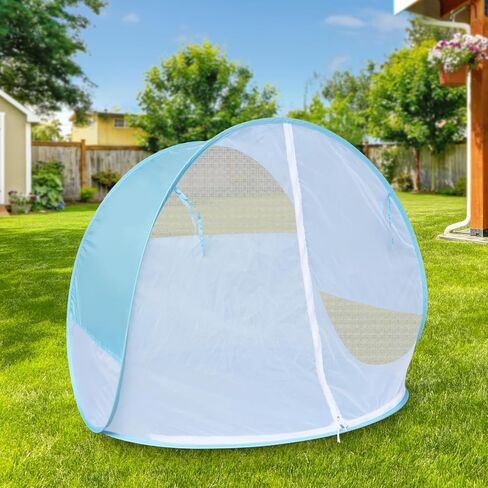 Action Air Portable Anti-UV Pop-Up Beach Tent- Ultimate Sun Shelter & Kids' Play Tent (Blue) in Saudi Arabia