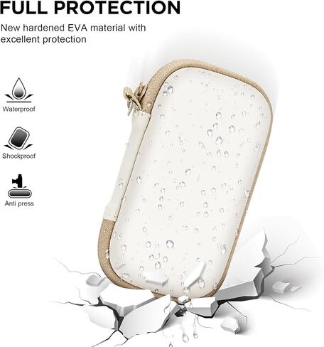 Yinke Hard Case for SanDisk Extreme Pro/SanDisk Extreme Portable External SSD 500GB 1TB 2TB, Travel Case Protective Cover Storage Bag in Saudi Arabia