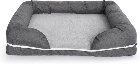 Solid Memory Foam Dog Bed - Medium, Waterproof, Washable, Orthopedic, Reduced Joint Pain, Improved Health, No Mercury, Lead, Formaldehyde, Phthalates, Ozone Depleters in Saudi Arabia