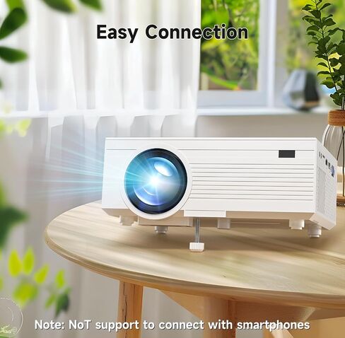 SGV Projector, New Portable Mini Projector, Full HD 1080P Home Cinema Video Projector for Home Bedroom, Compatible with HDMI/USB/AV/Smartphone/TV Stick/Laptop in Saudi Arabia